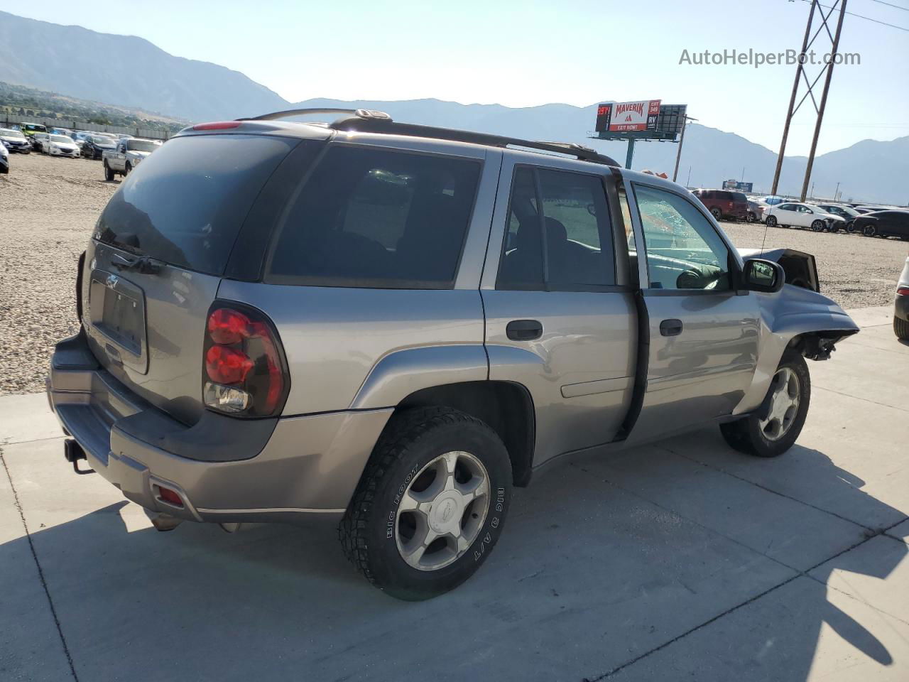 2006 Chevrolet Trailblazer Ls Gray vin: 1GNDT13S262335938