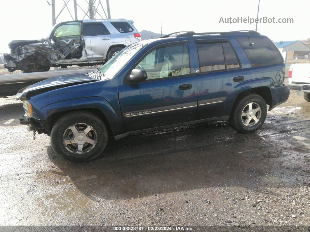 2002 Chevrolet Trailblazer Lt Blue vin: 1GNDT13S322135497