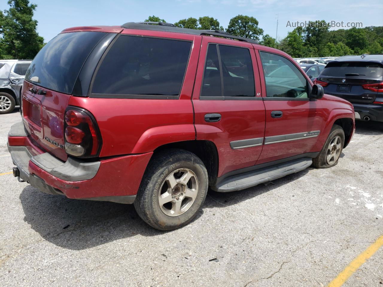 2002 Chevrolet Trailblazer  Maroon vin: 1GNDT13S322143342