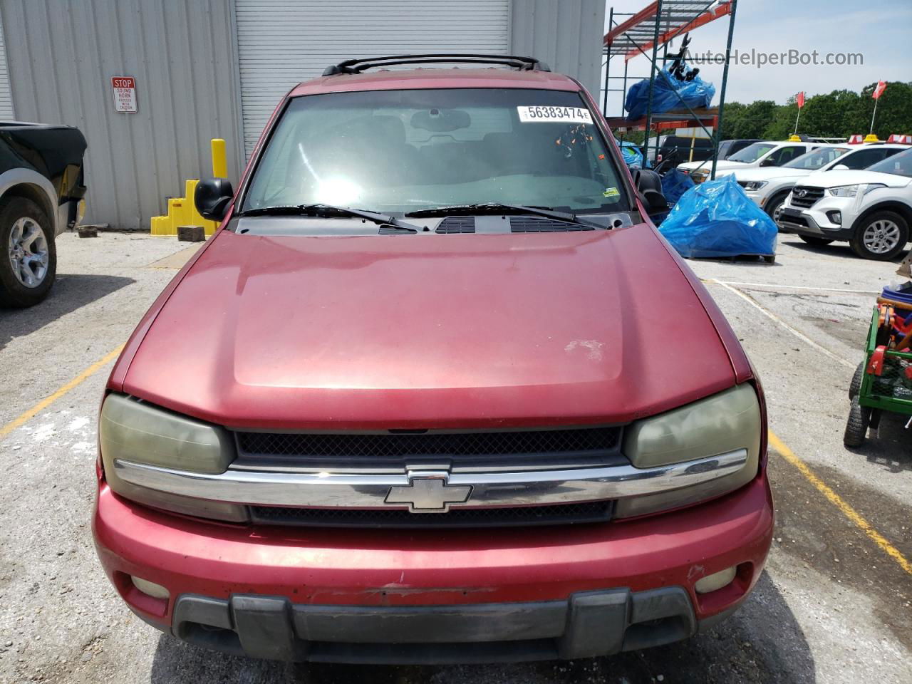 2002 Chevrolet Trailblazer  Maroon vin: 1GNDT13S322143342