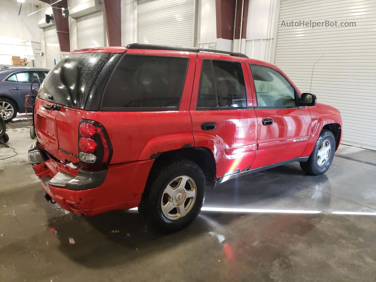 2002 Chevrolet Trailblazer  Red vin: 1GNDT13S322203989