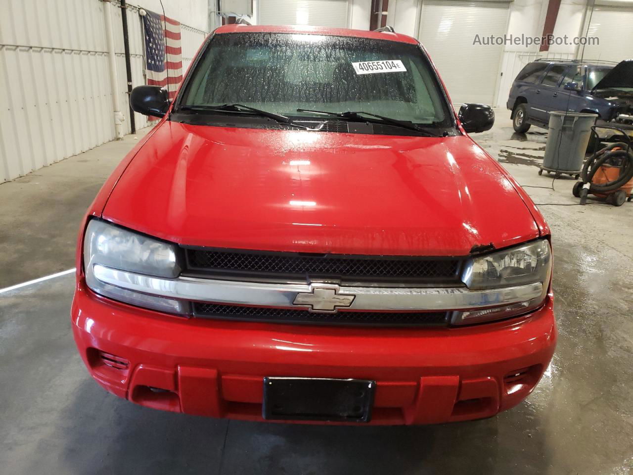 2002 Chevrolet Trailblazer  Red vin: 1GNDT13S322203989