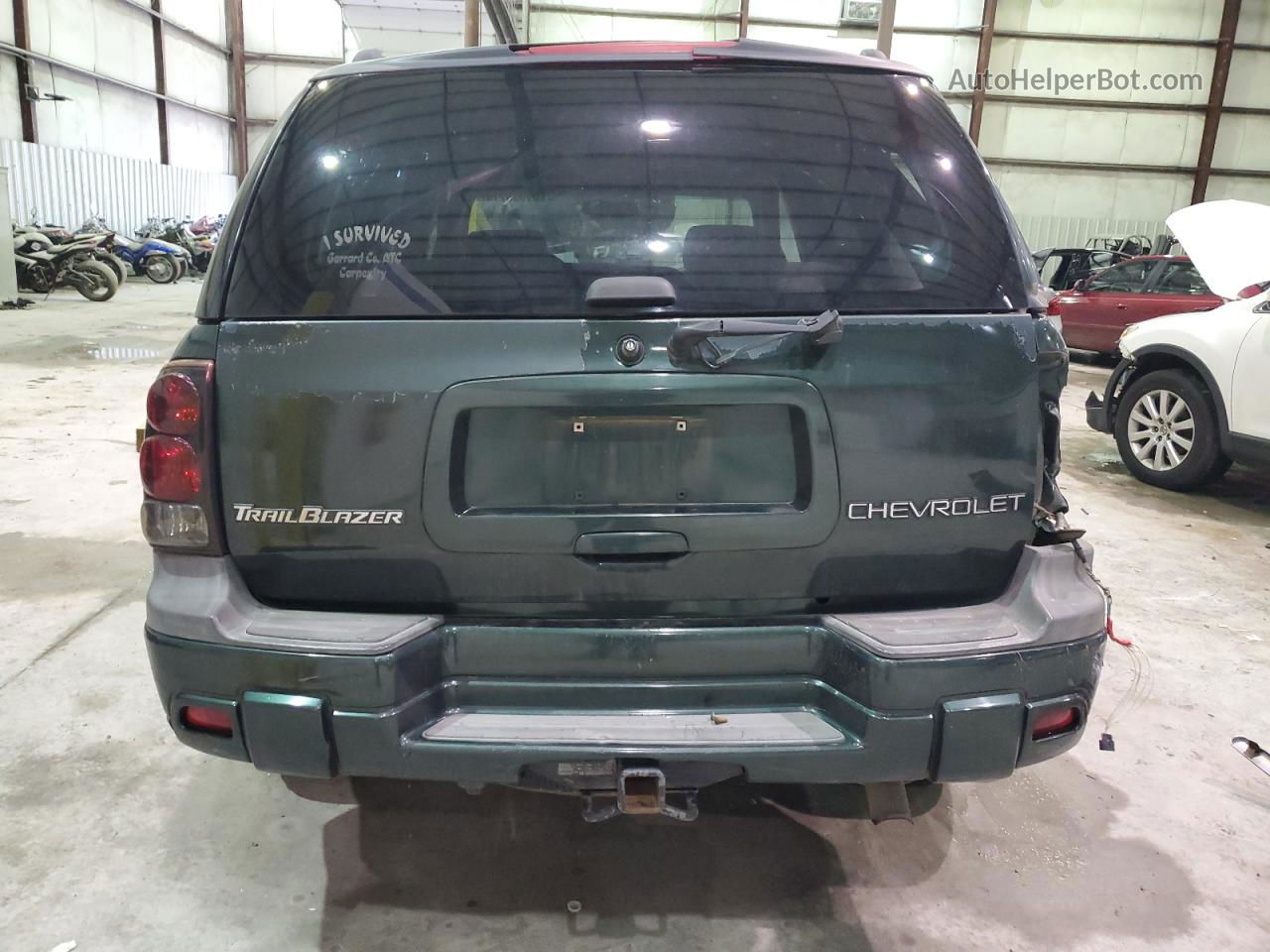 2002 Chevrolet Trailblazer  Green vin: 1GNDT13S322272732