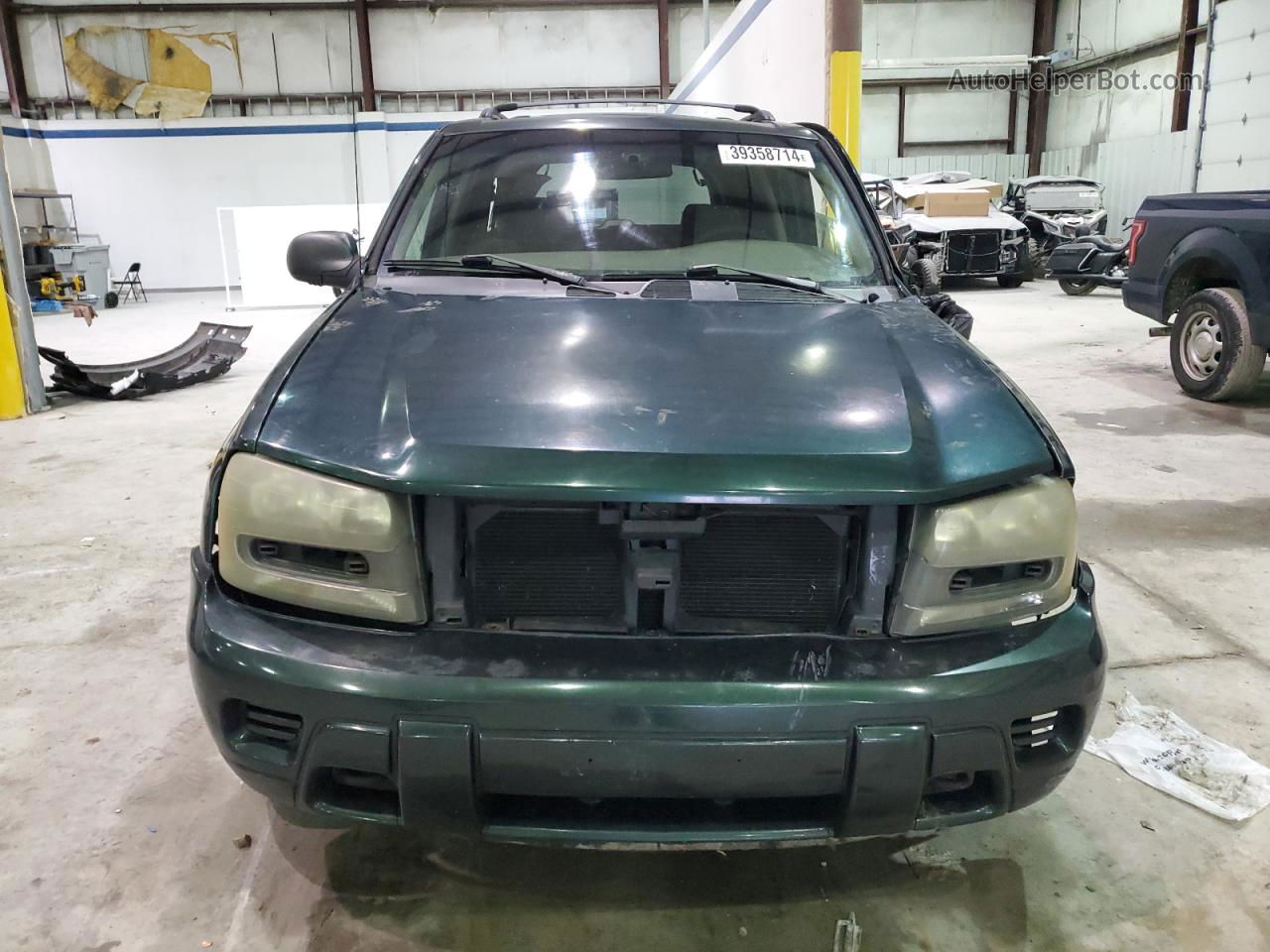 2002 Chevrolet Trailblazer  Green vin: 1GNDT13S322272732