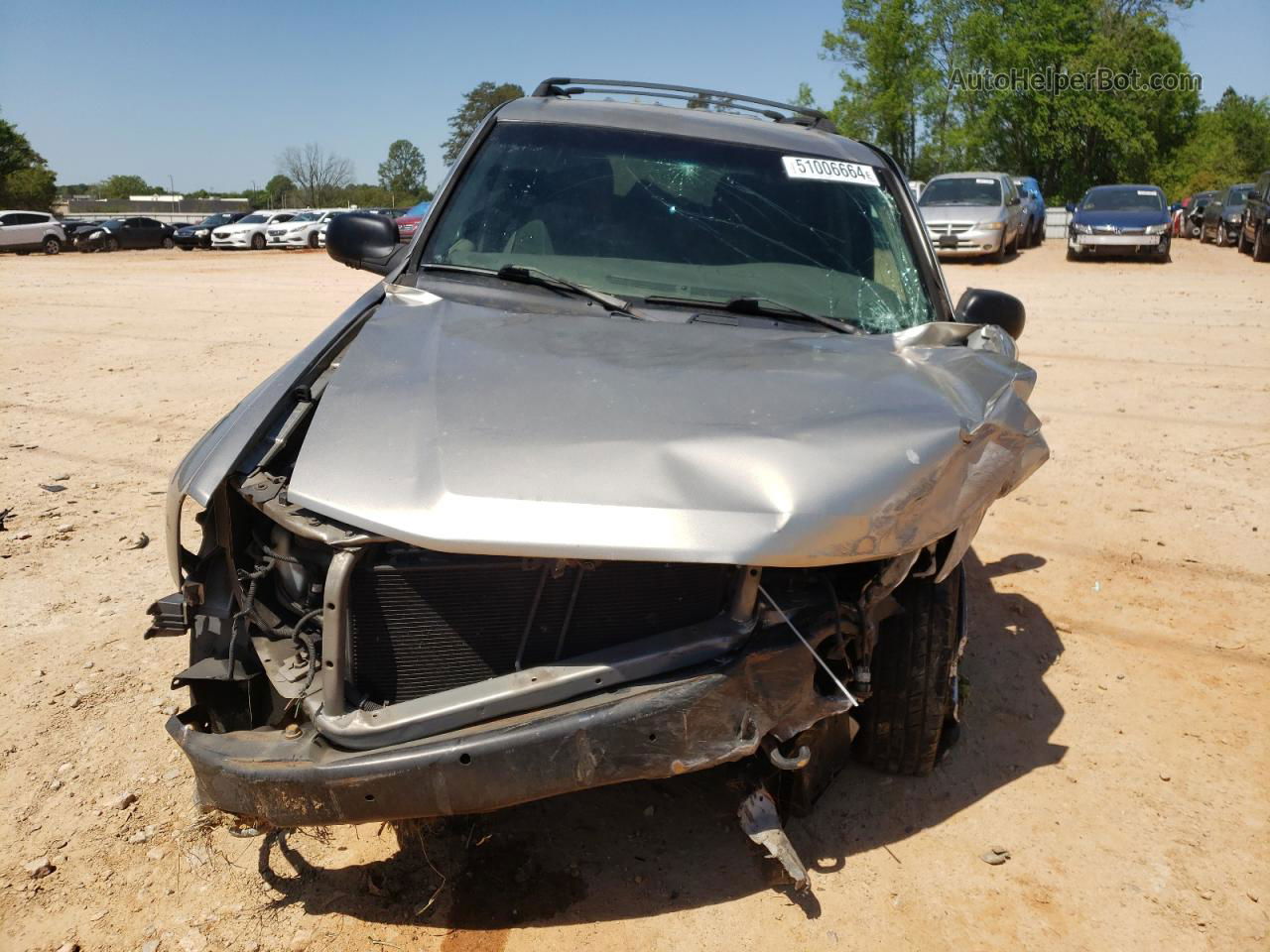 2002 Chevrolet Trailblazer  Silver vin: 1GNDT13S322274674