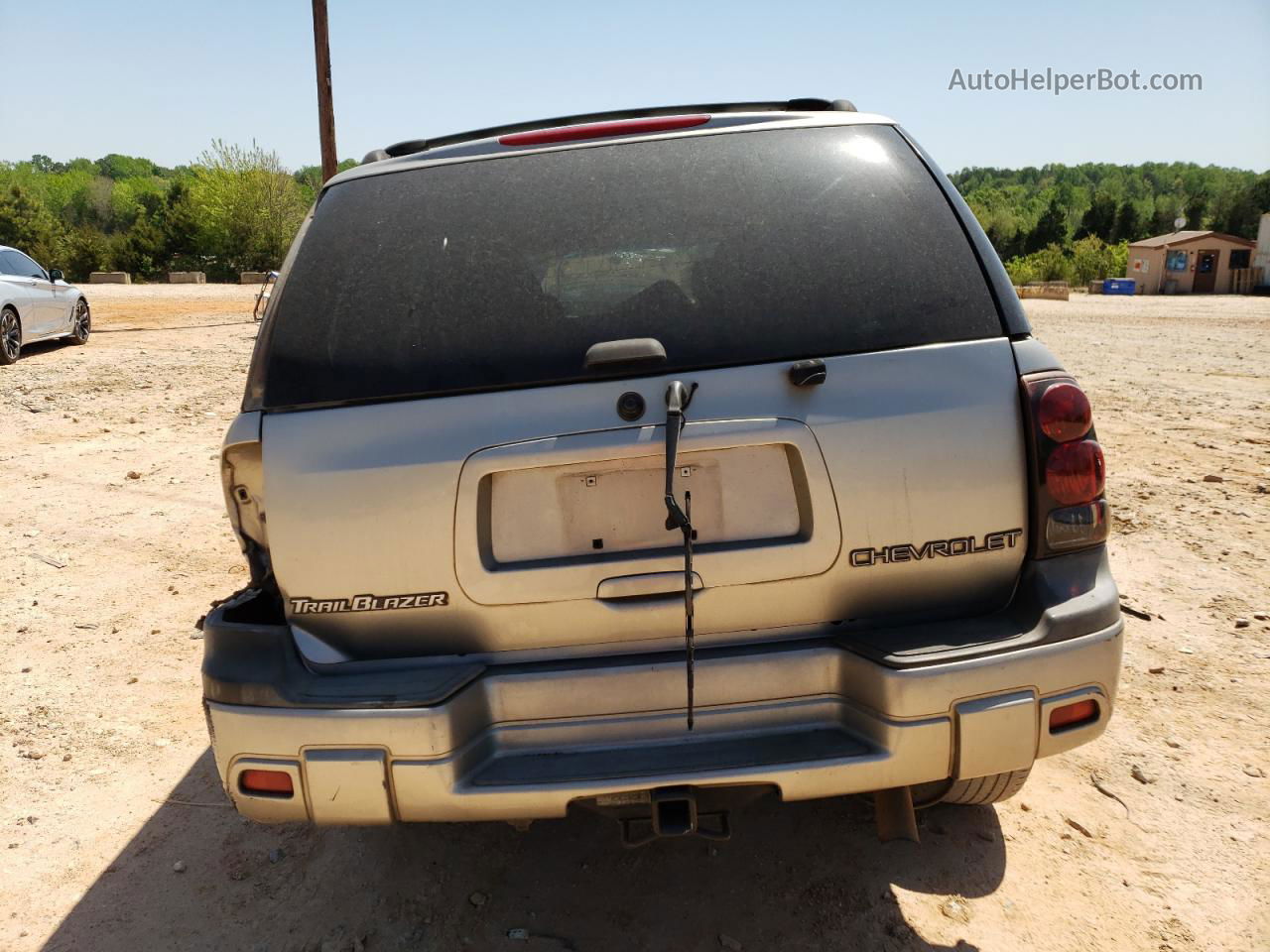 2002 Chevrolet Trailblazer  Silver vin: 1GNDT13S322274674