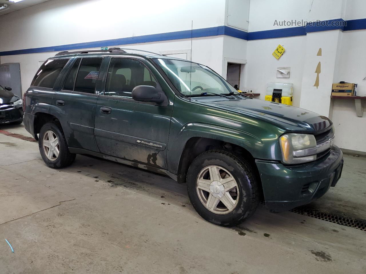 2002 Chevrolet Trailblazer  Зеленый vin: 1GNDT13S322363614