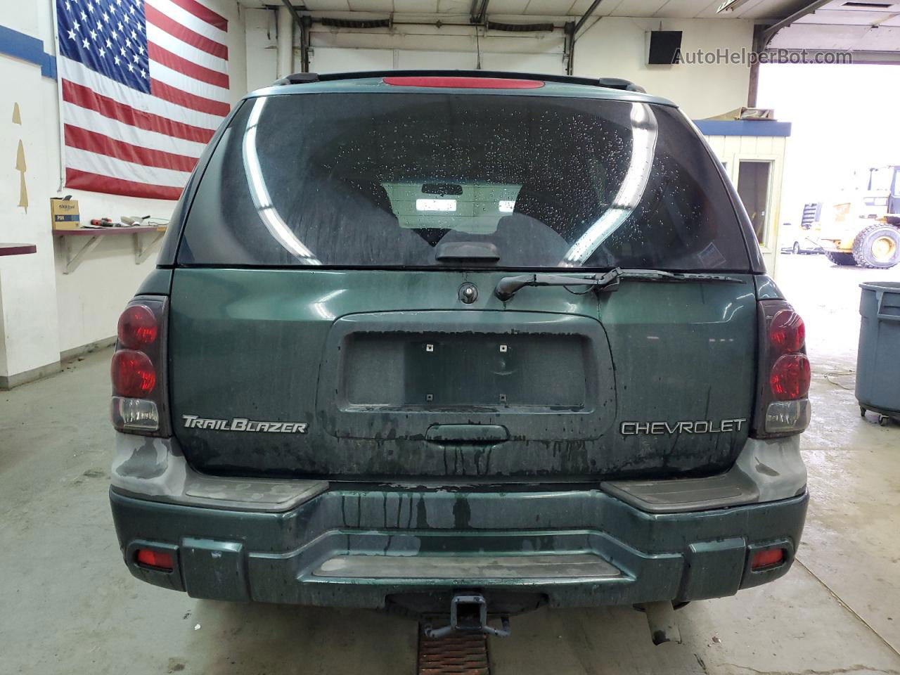 2002 Chevrolet Trailblazer  Green vin: 1GNDT13S322363614