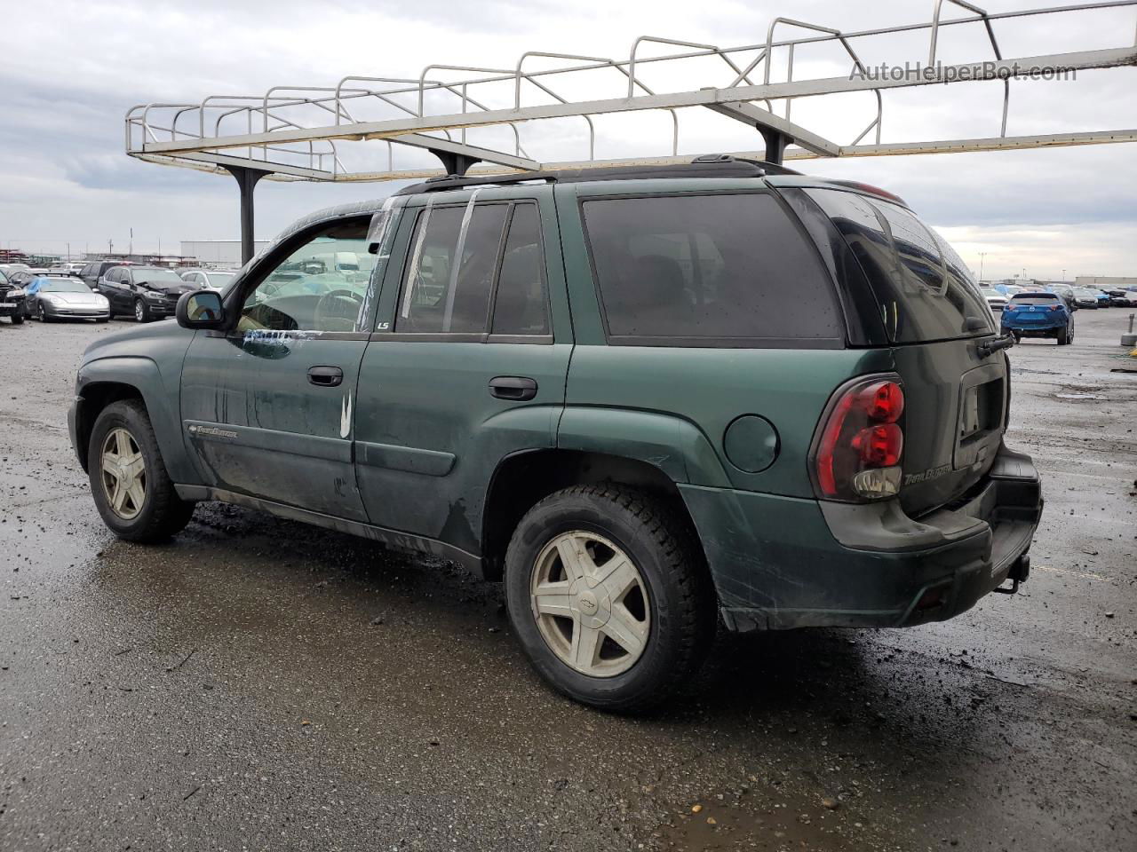 2002 Chevrolet Trailblazer  Зеленый vin: 1GNDT13S322363614