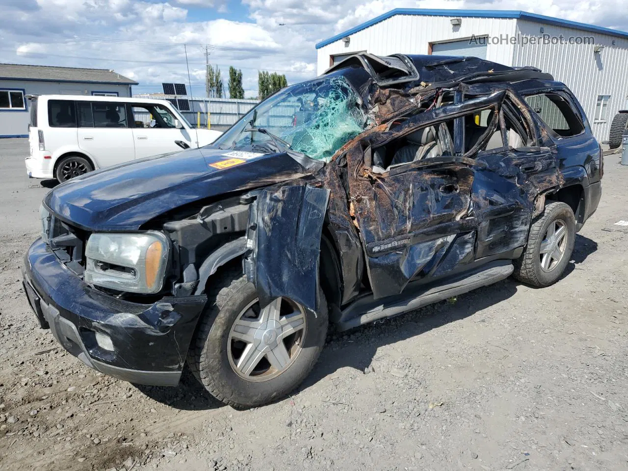 2002 Chevrolet Trailblazer  Black vin: 1GNDT13S322388304