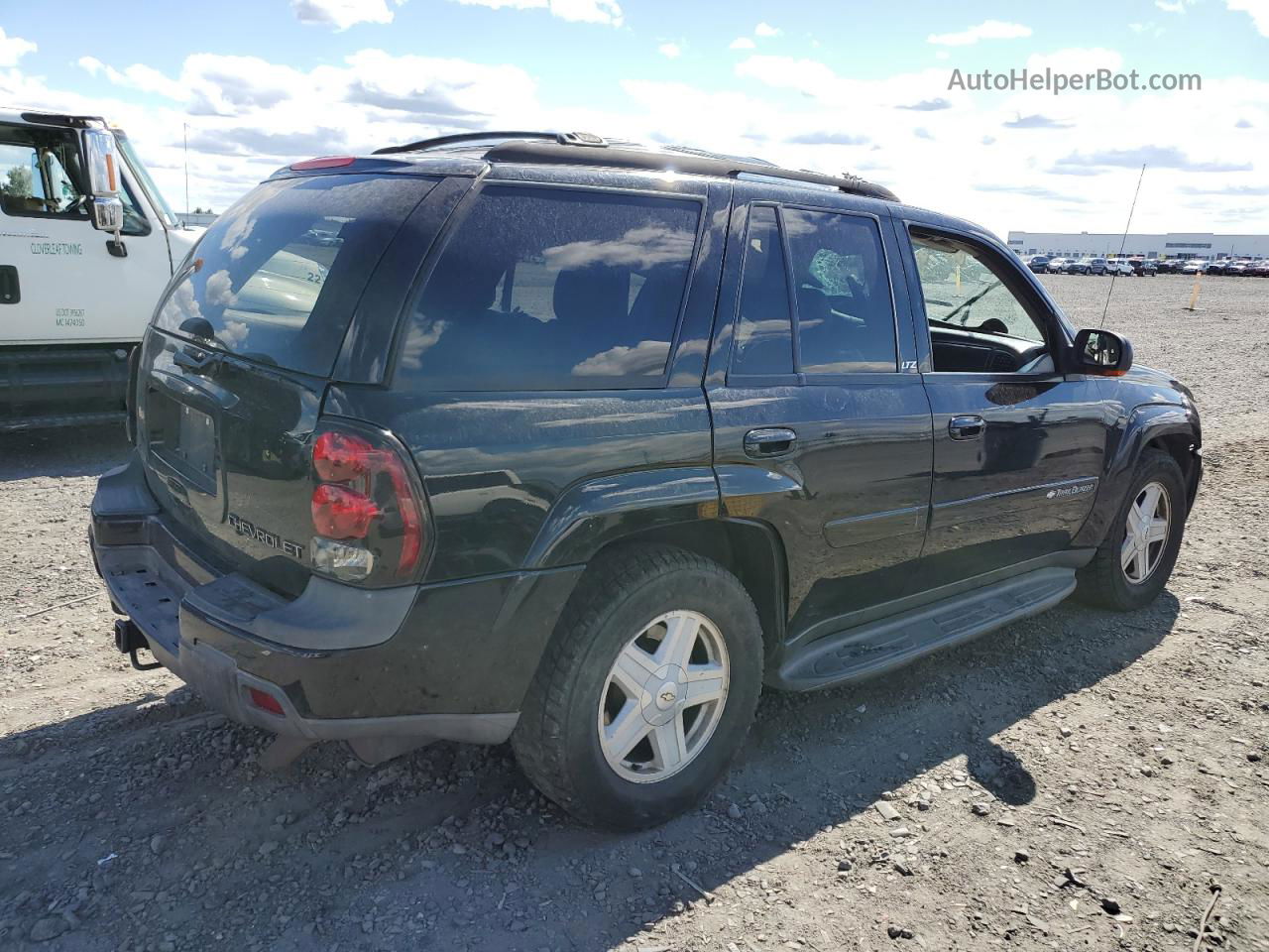 2002 Chevrolet Trailblazer  Black vin: 1GNDT13S322388304