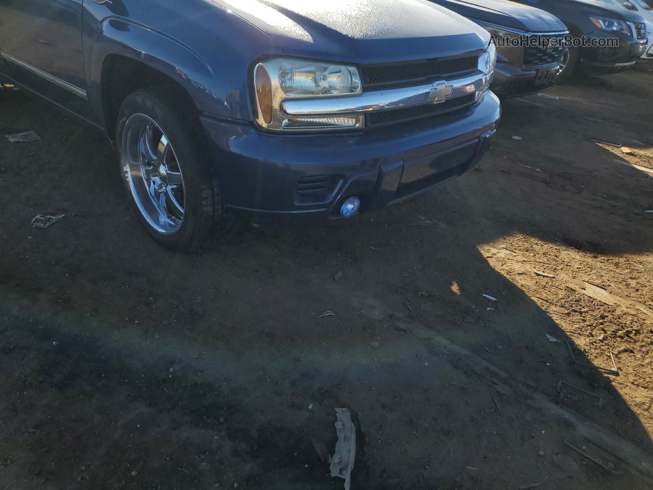 2006 Chevrolet Trailblazer Ls Blue vin: 1GNDT13S362110895