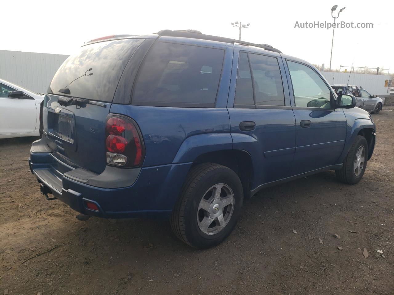 2006 Chevrolet Trailblazer Ls Blue vin: 1GNDT13S362136638