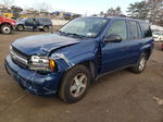 2006 Chevrolet Trailblazer Ls Blue vin: 1GNDT13S362136638