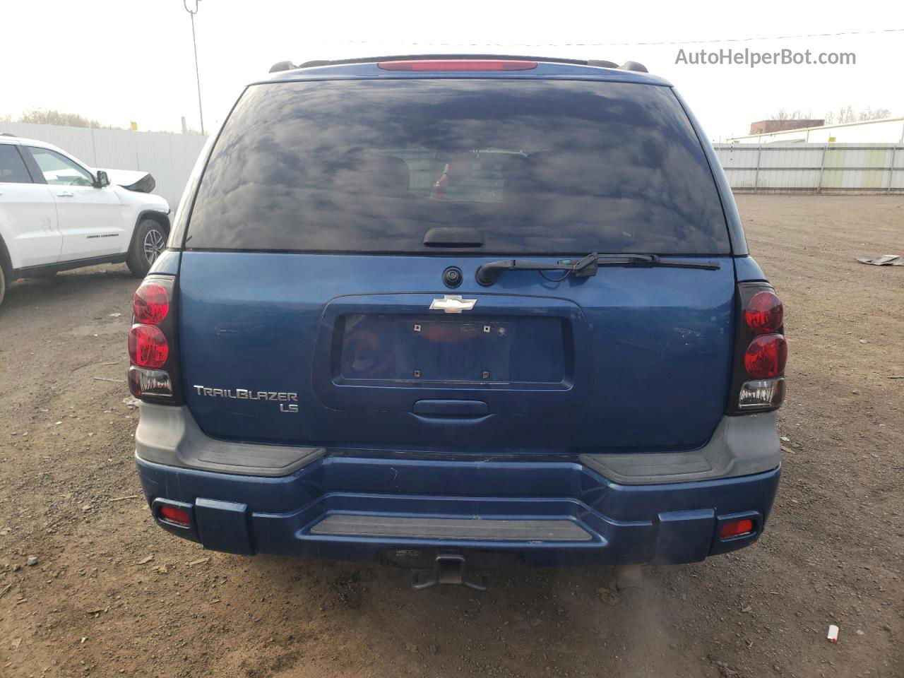 2006 Chevrolet Trailblazer Ls Blue vin: 1GNDT13S362136638