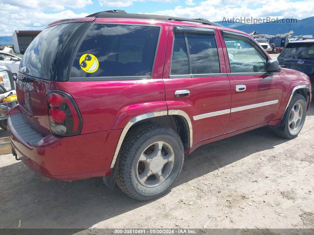 2006 Chevrolet Trailblazer Lt Red vin: 1GNDT13S362239302