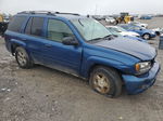 2006 Chevrolet Trailblazer Ls Blue vin: 1GNDT13S362276043