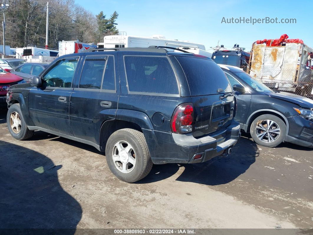 2006 Chevrolet Trailblazer Ls Black vin: 1GNDT13S362307016