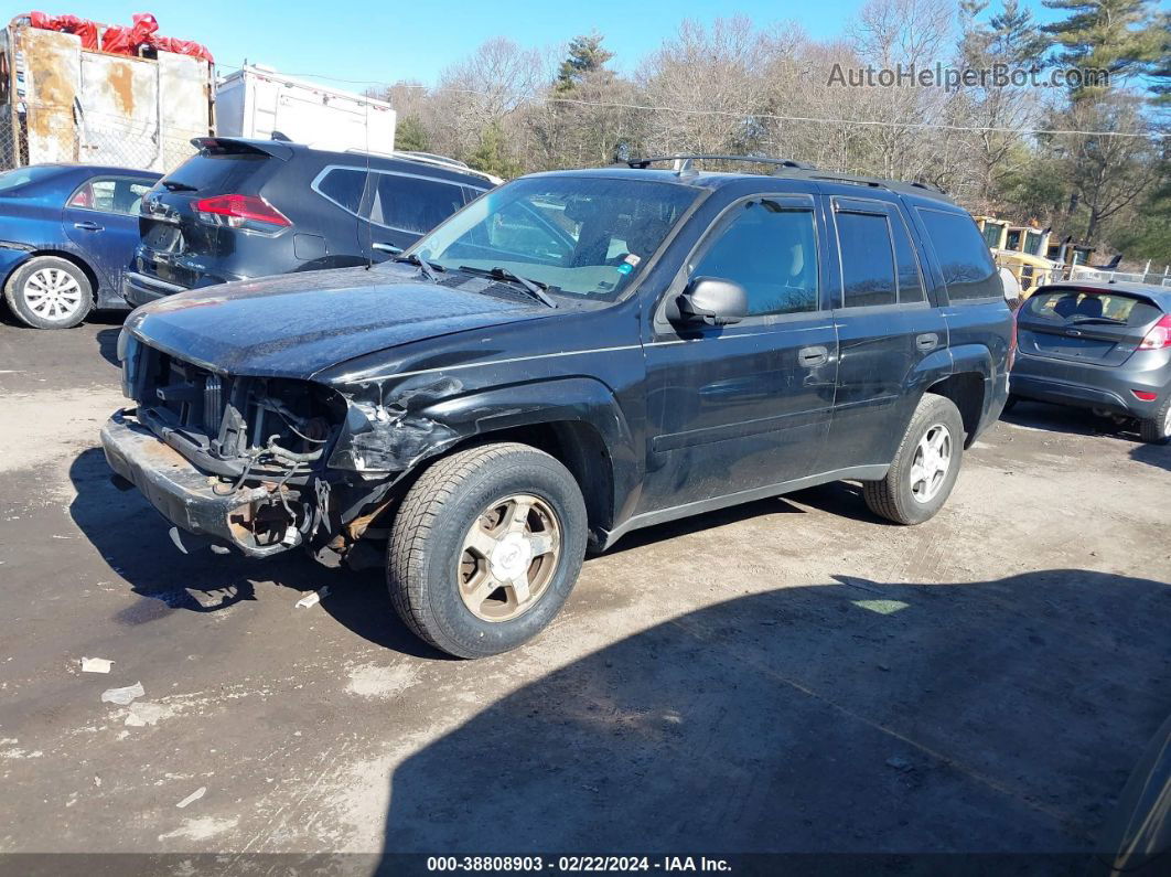 2006 Chevrolet Trailblazer Ls Black vin: 1GNDT13S362307016