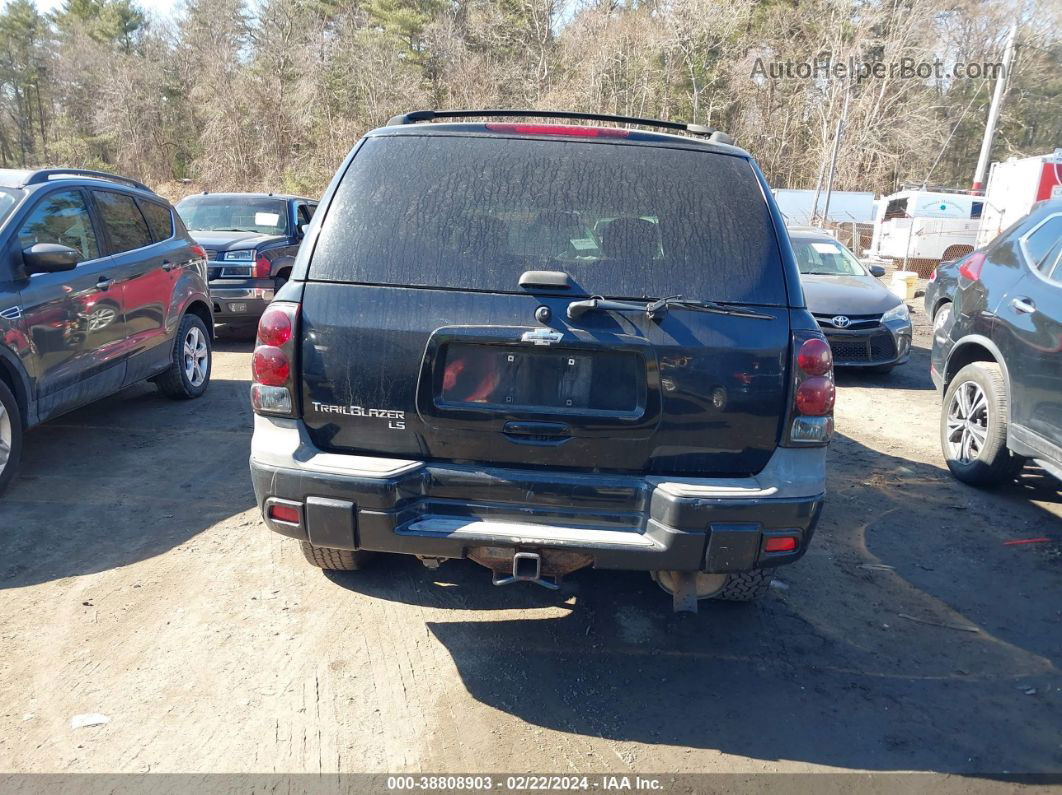 2006 Chevrolet Trailblazer Ls Black vin: 1GNDT13S362307016