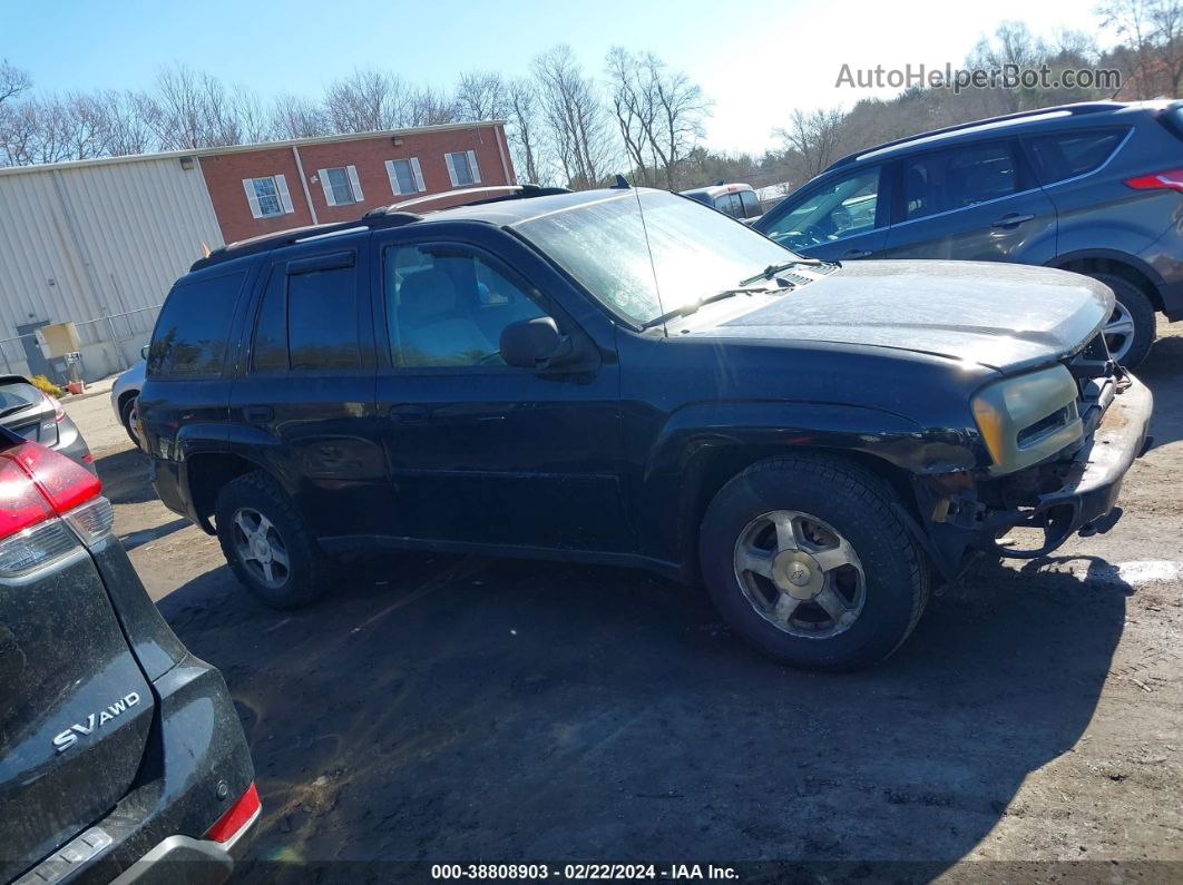 2006 Chevrolet Trailblazer Ls Black vin: 1GNDT13S362307016