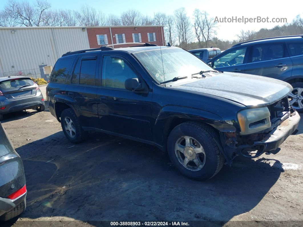 2006 Chevrolet Trailblazer Ls Black vin: 1GNDT13S362307016