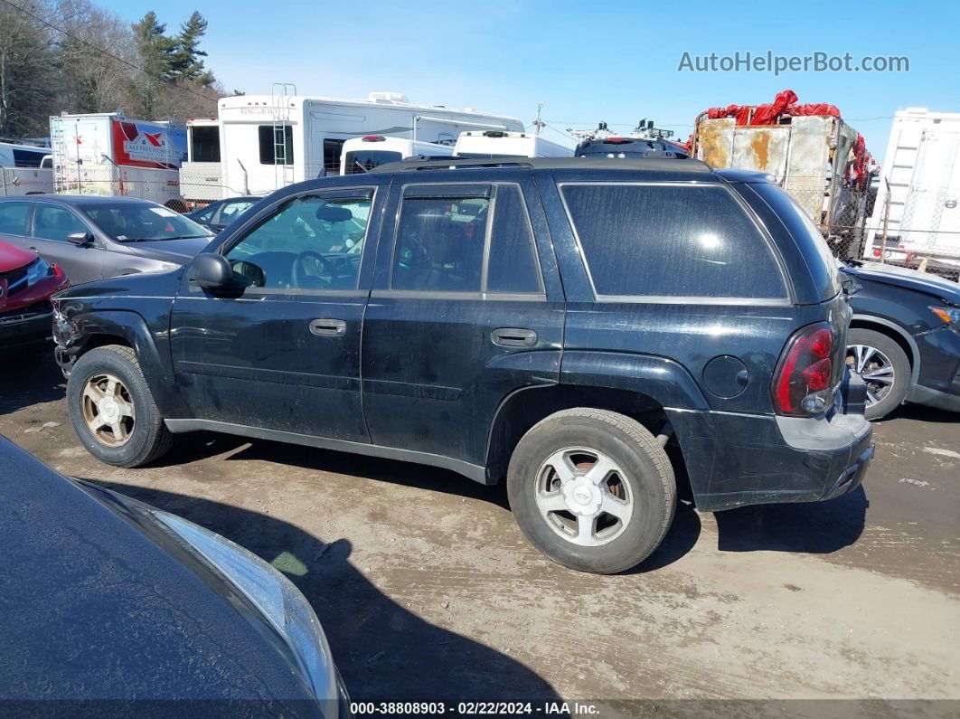 2006 Chevrolet Trailblazer Ls Black vin: 1GNDT13S362307016