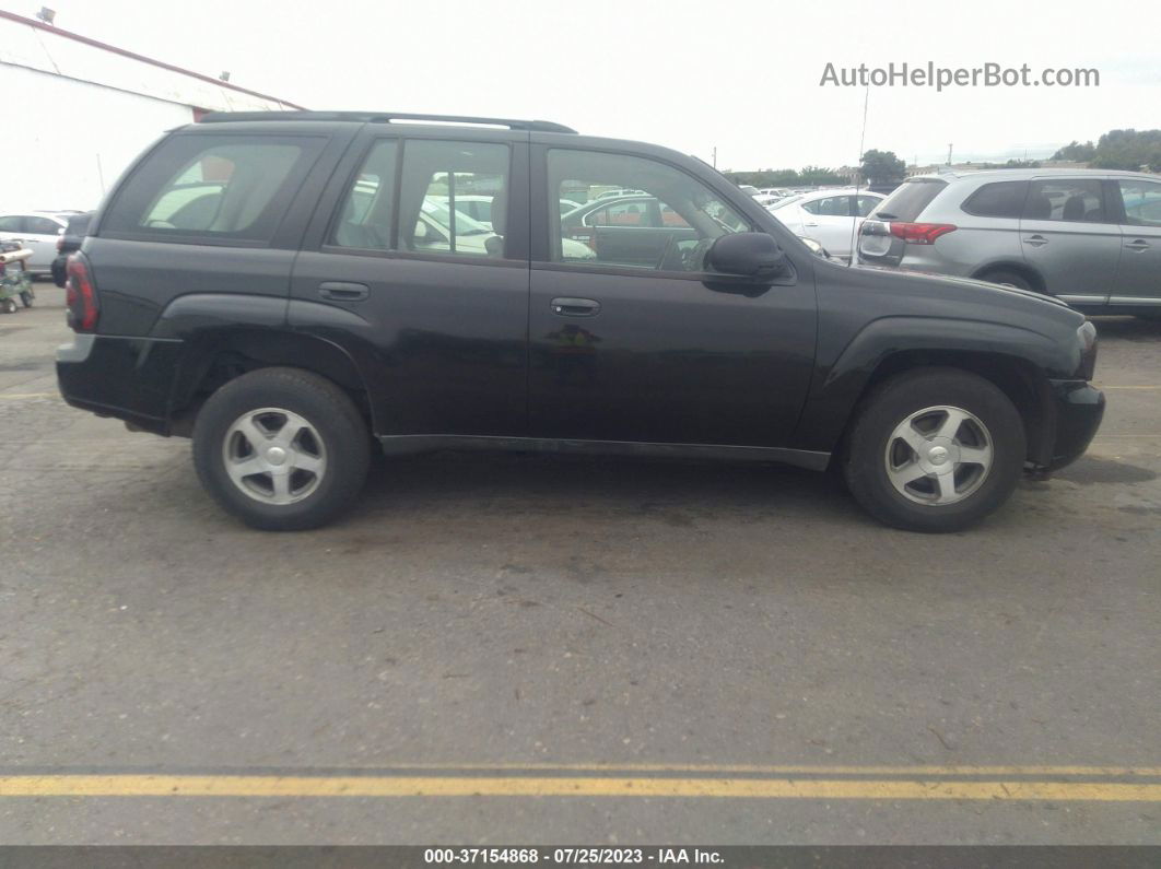 2006 Chevrolet Trailblazer Ls Black vin: 1GNDT13S362310143