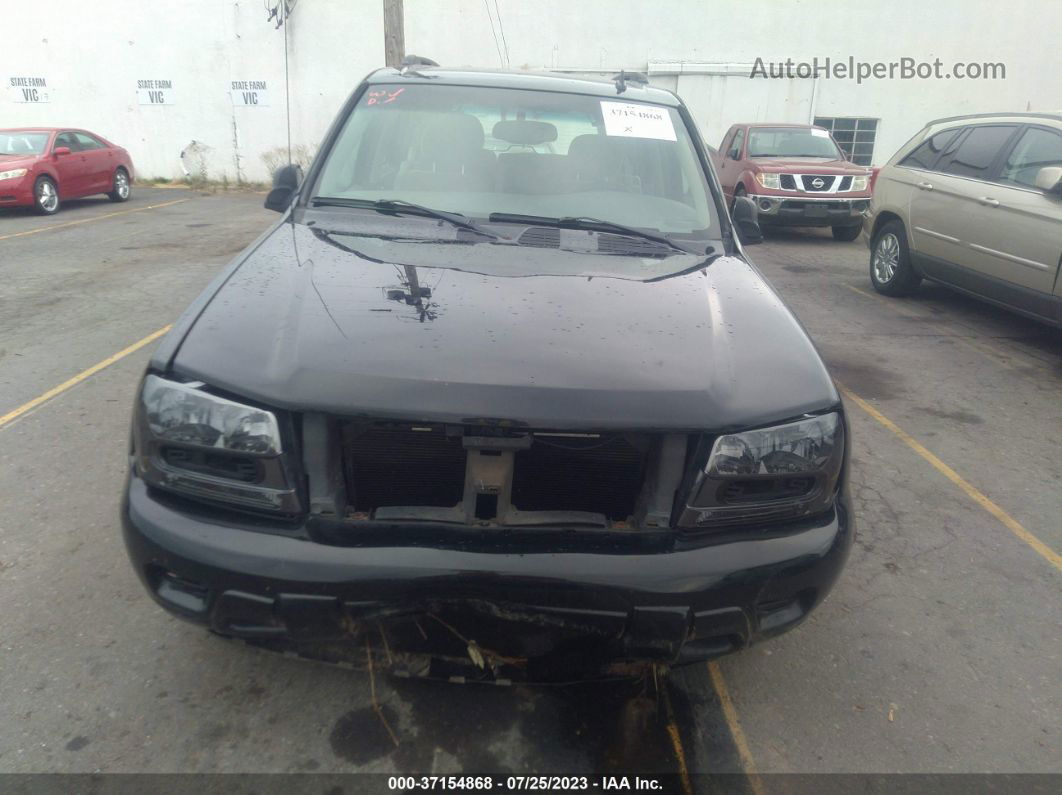 2006 Chevrolet Trailblazer Ls Black vin: 1GNDT13S362310143