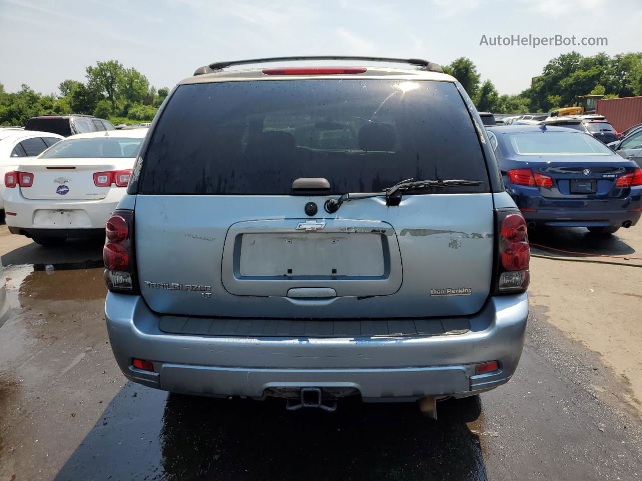 2006 Chevrolet Trailblazer Ls Blue vin: 1GNDT13S362320283