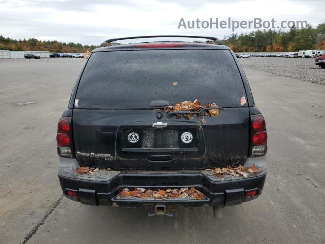 2006 Chevrolet Trailblazer Ls Black vin: 1GNDT13S362358385