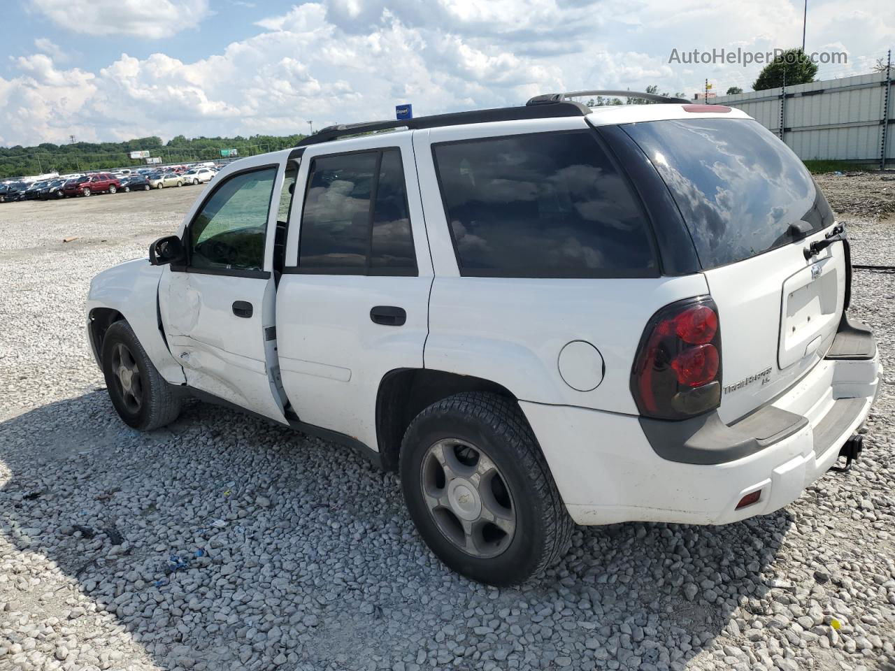 2006 Chevrolet Trailblazer Ls White vin: 1GNDT13S362358631