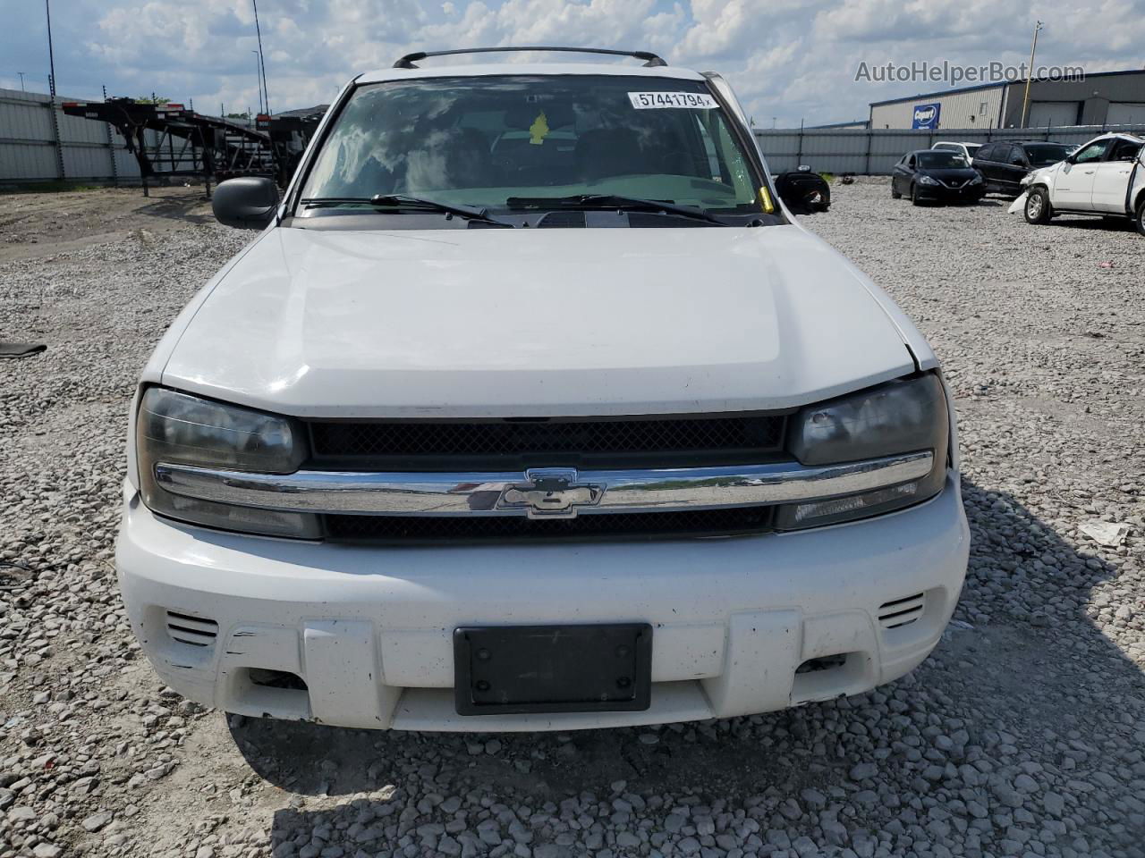 2006 Chevrolet Trailblazer Ls White vin: 1GNDT13S362358631