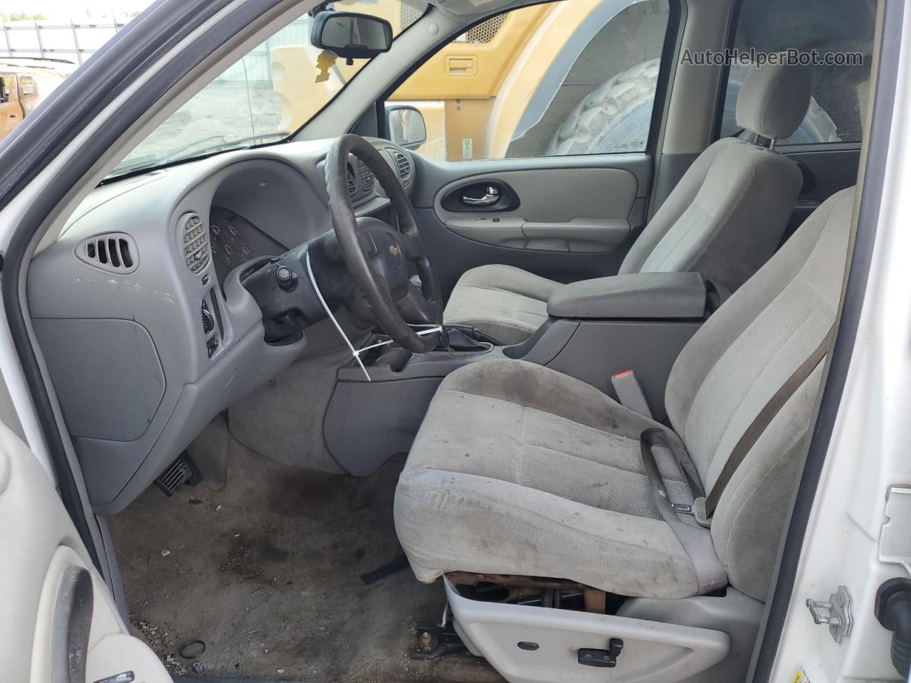 2006 Chevrolet Trailblazer Ls White vin: 1GNDT13S362358631