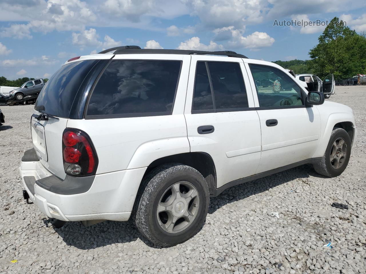 2006 Chevrolet Trailblazer Ls White vin: 1GNDT13S362358631