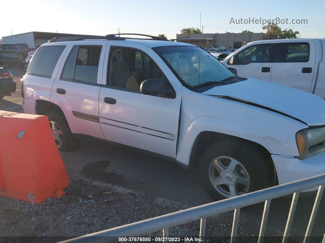 2002 Chevrolet Trailblazer Lt White vin: 1GNDT13S422194560