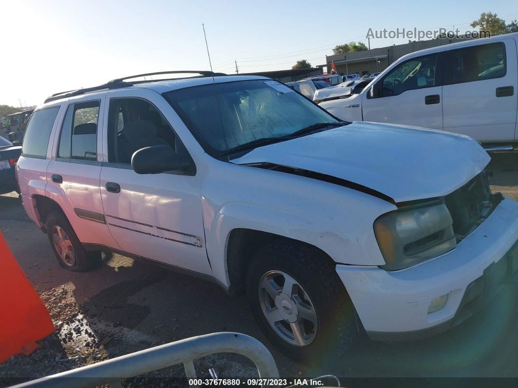 2002 Chevrolet Trailblazer Lt White vin: 1GNDT13S422194560