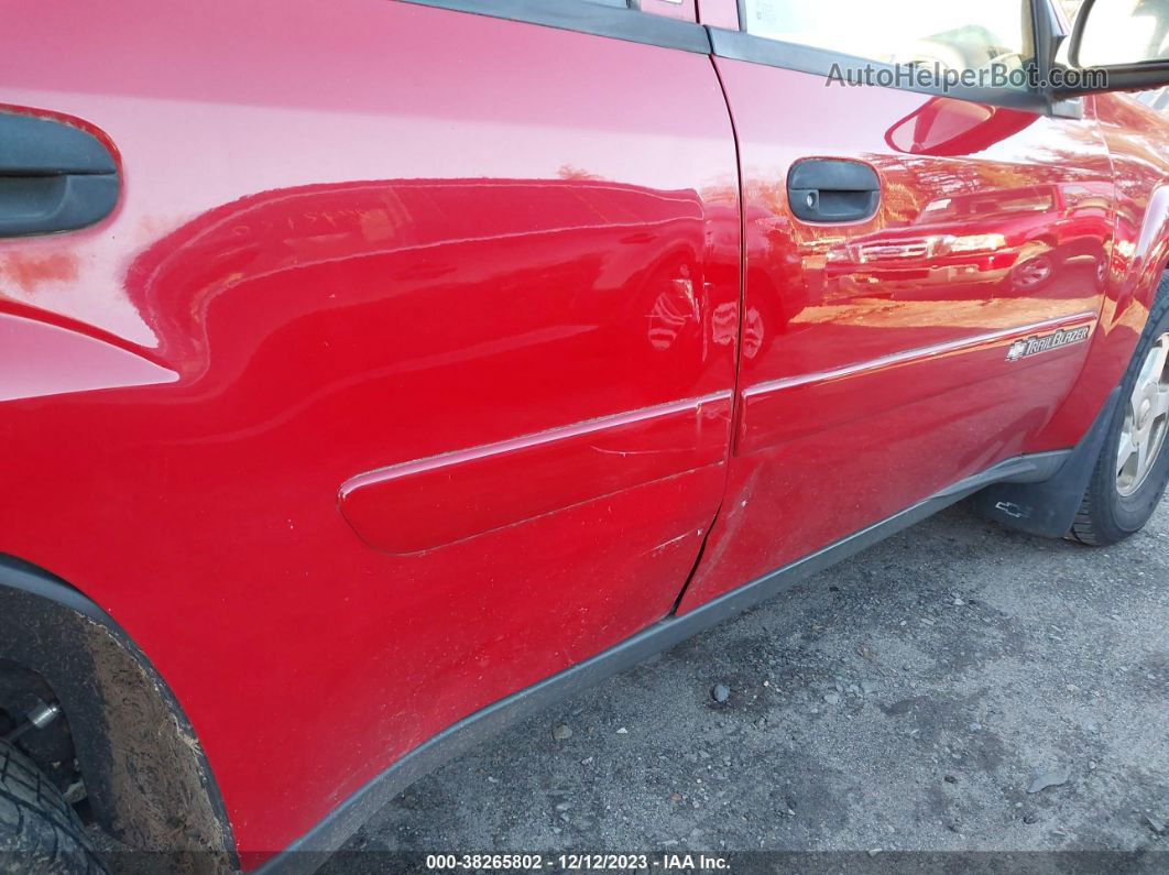 2002 Chevrolet Trailblazer Ls Red vin: 1GNDT13S422231347