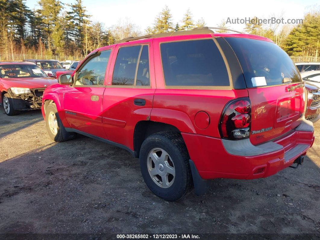 2002 Chevrolet Trailblazer Ls Red vin: 1GNDT13S422231347