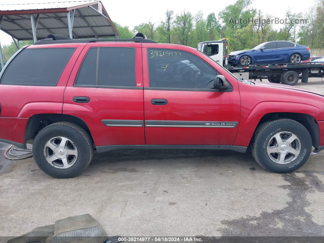 2002 Chevrolet Trailblazer Lt Red vin: 1GNDT13S422258774