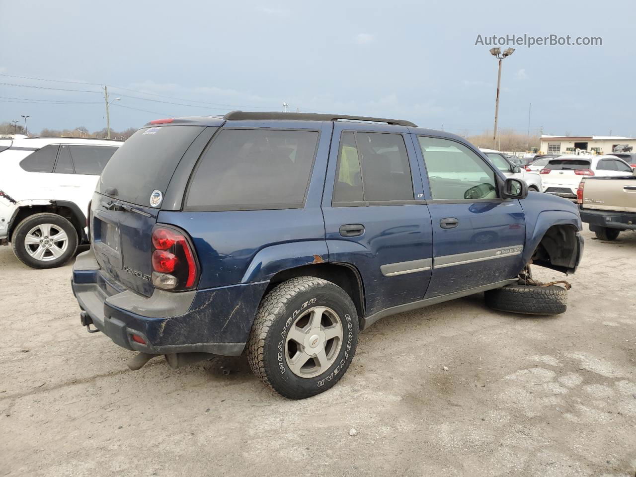 2002 Chevrolet Trailblazer  Blue vin: 1GNDT13S422505470