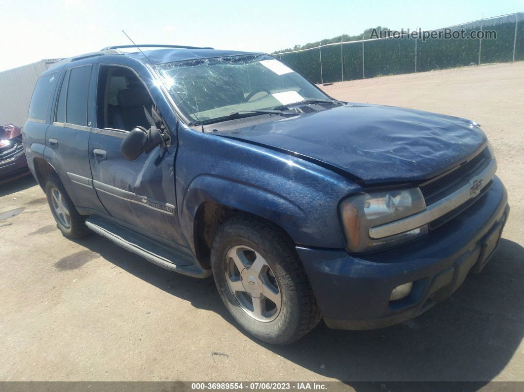 2002 Chevrolet Trailblazer Lt Blue vin: 1GNDT13S522216176