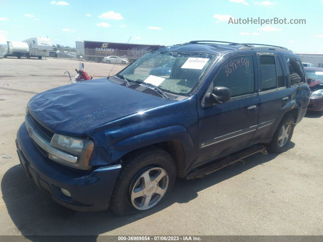 2002 Chevrolet Trailblazer Lt Blue vin: 1GNDT13S522216176