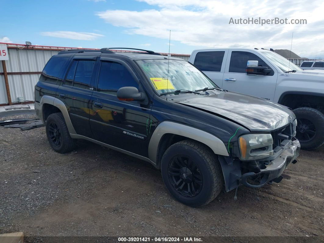 2002 Chevrolet Trailblazer Ltz Black vin: 1GNDT13S522251638