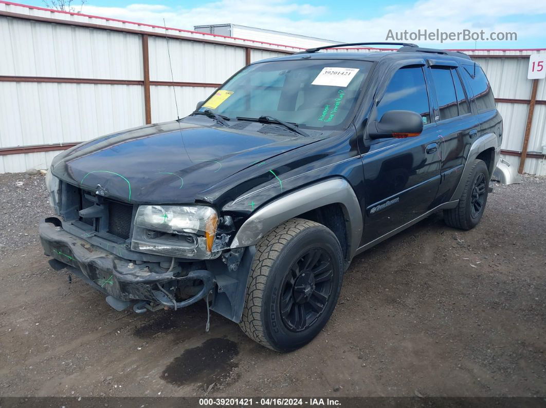 2002 Chevrolet Trailblazer Ltz Black vin: 1GNDT13S522251638