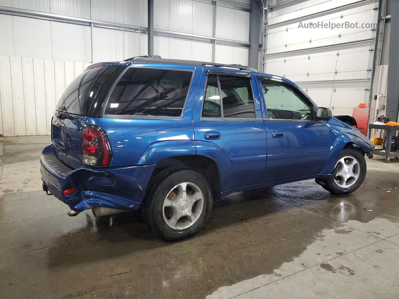 2006 Chevrolet Trailblazer Ls Blue vin: 1GNDT13S562135460