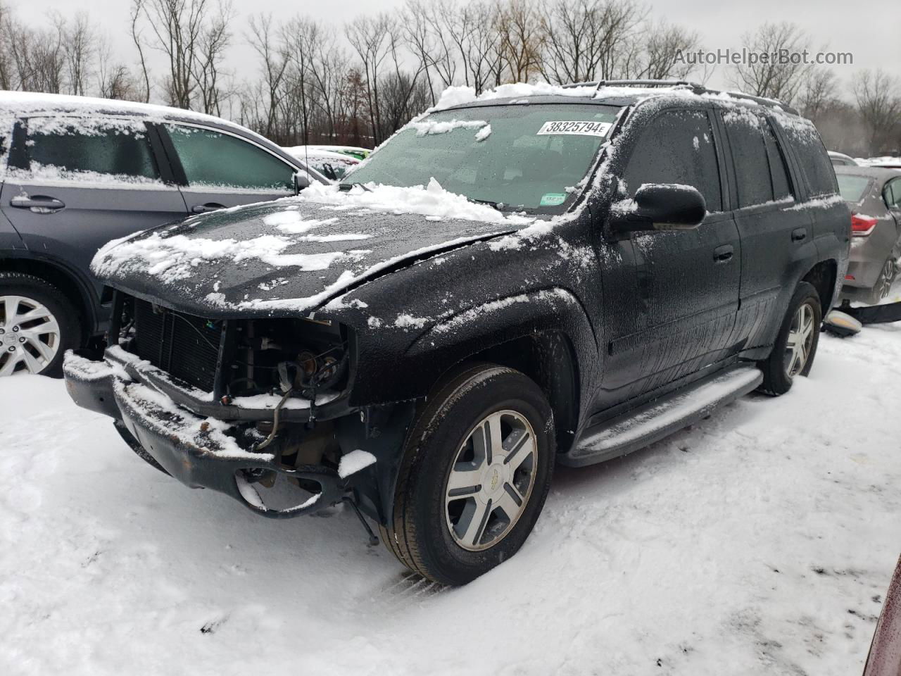 2006 Chevrolet Trailblazer Ls Black vin: 1GNDT13S562159600