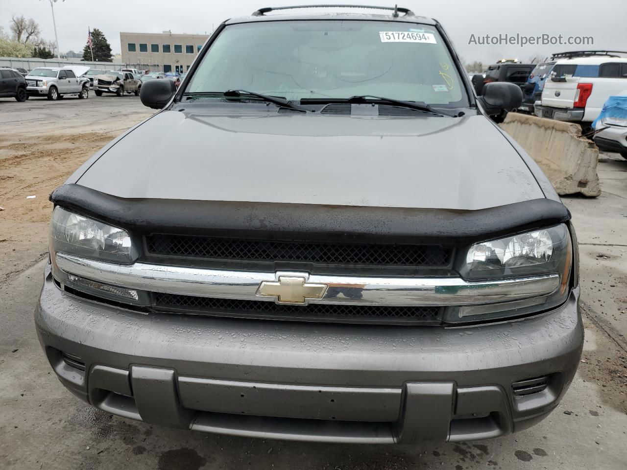 2006 Chevrolet Trailblazer Ls Brown vin: 1GNDT13S562171875