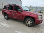 2006 Chevrolet Trailblazer Ls Burgundy vin: 1GNDT13S562202879