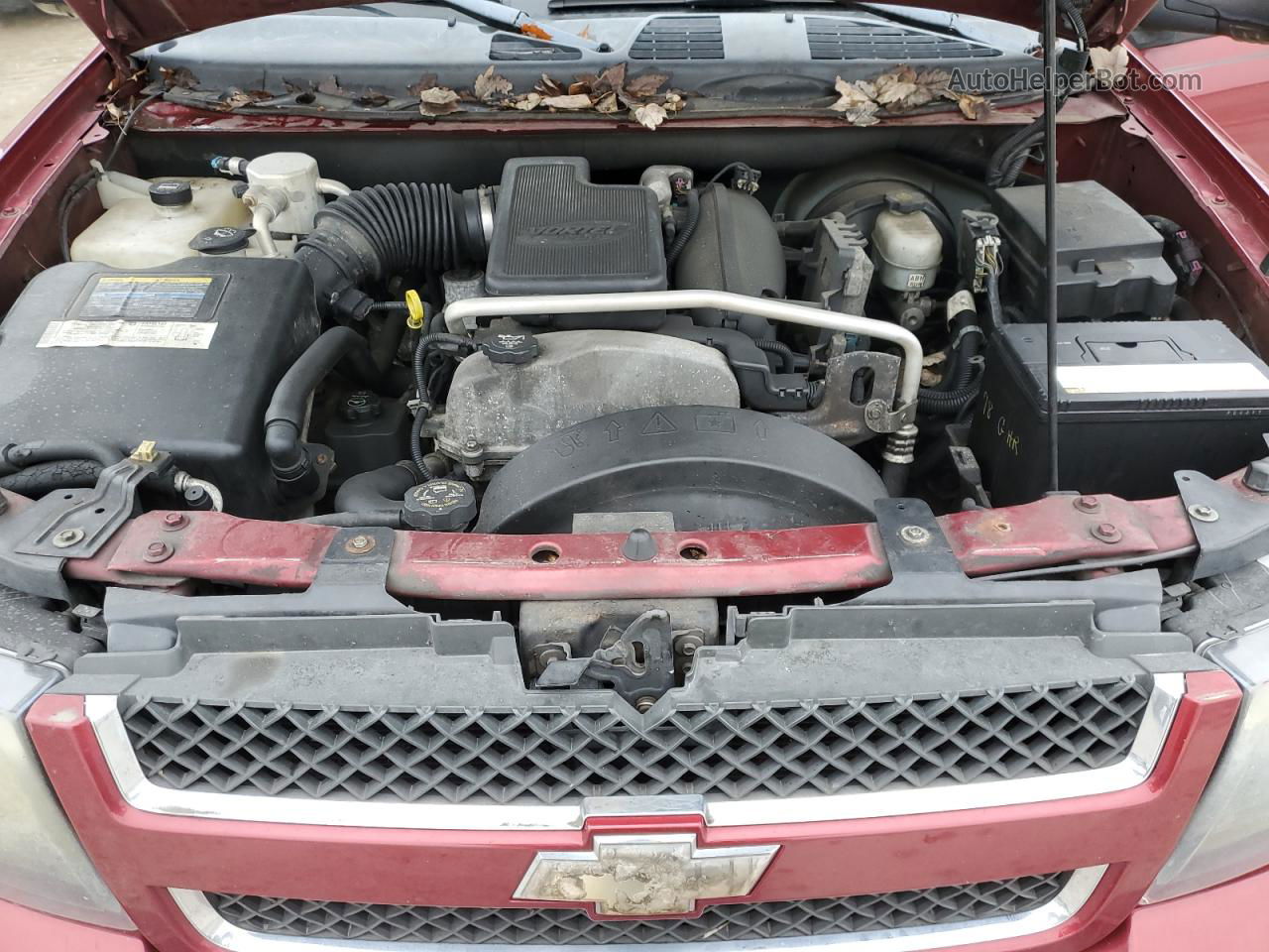 2006 Chevrolet Trailblazer Ls Burgundy vin: 1GNDT13S562202879